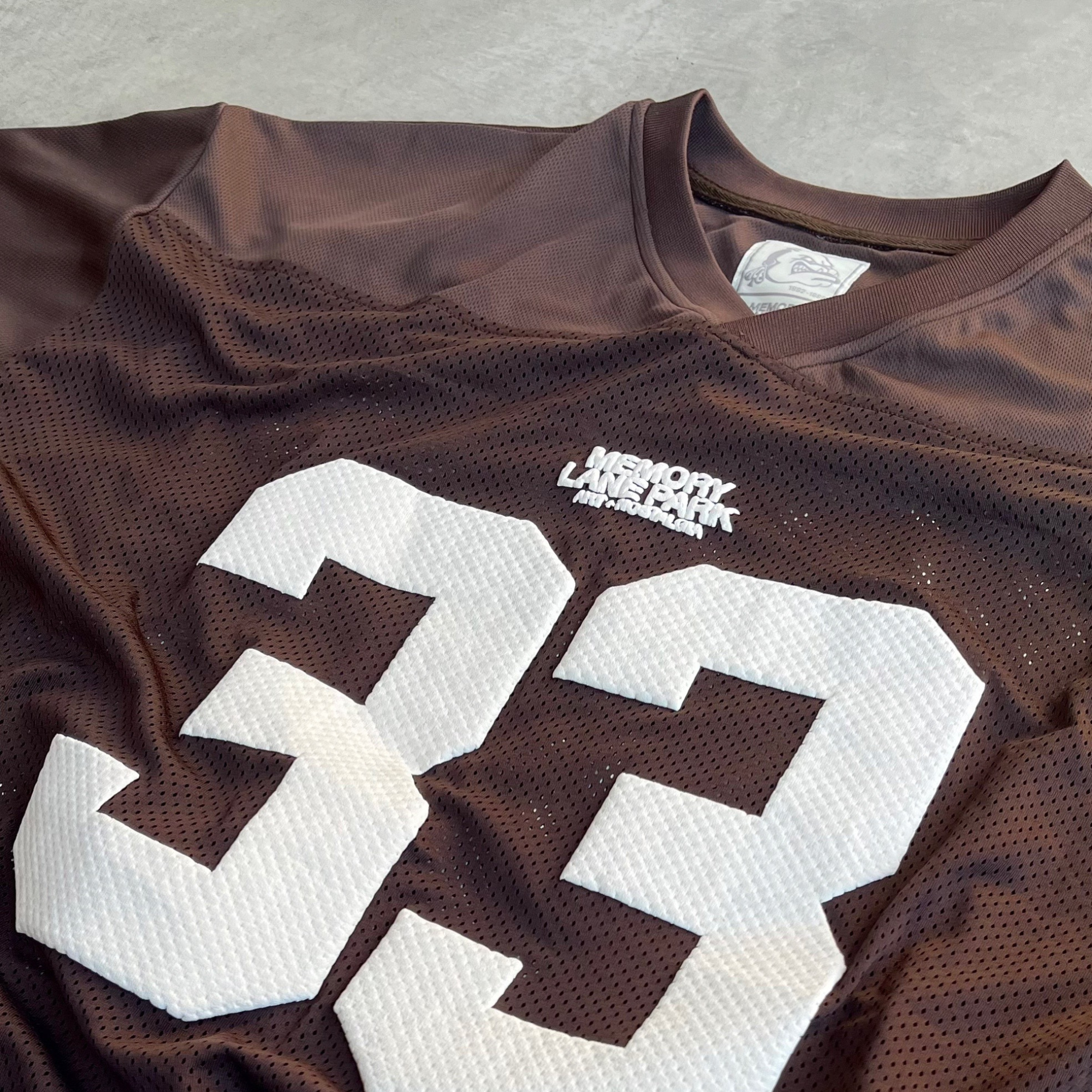 33 Jersey Brown