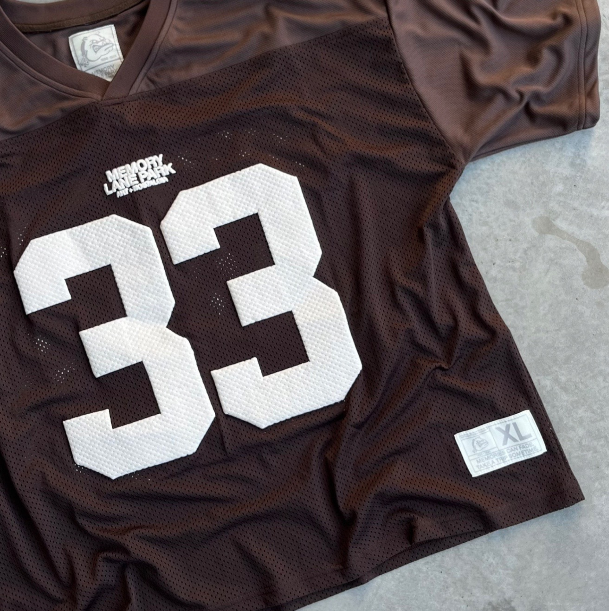 33 Jersey Brown