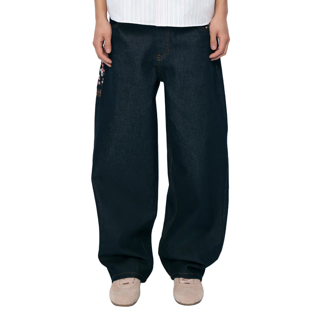 Denim Blossom Baggy Jeans