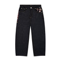 Denim Blossom Baggy Jeans