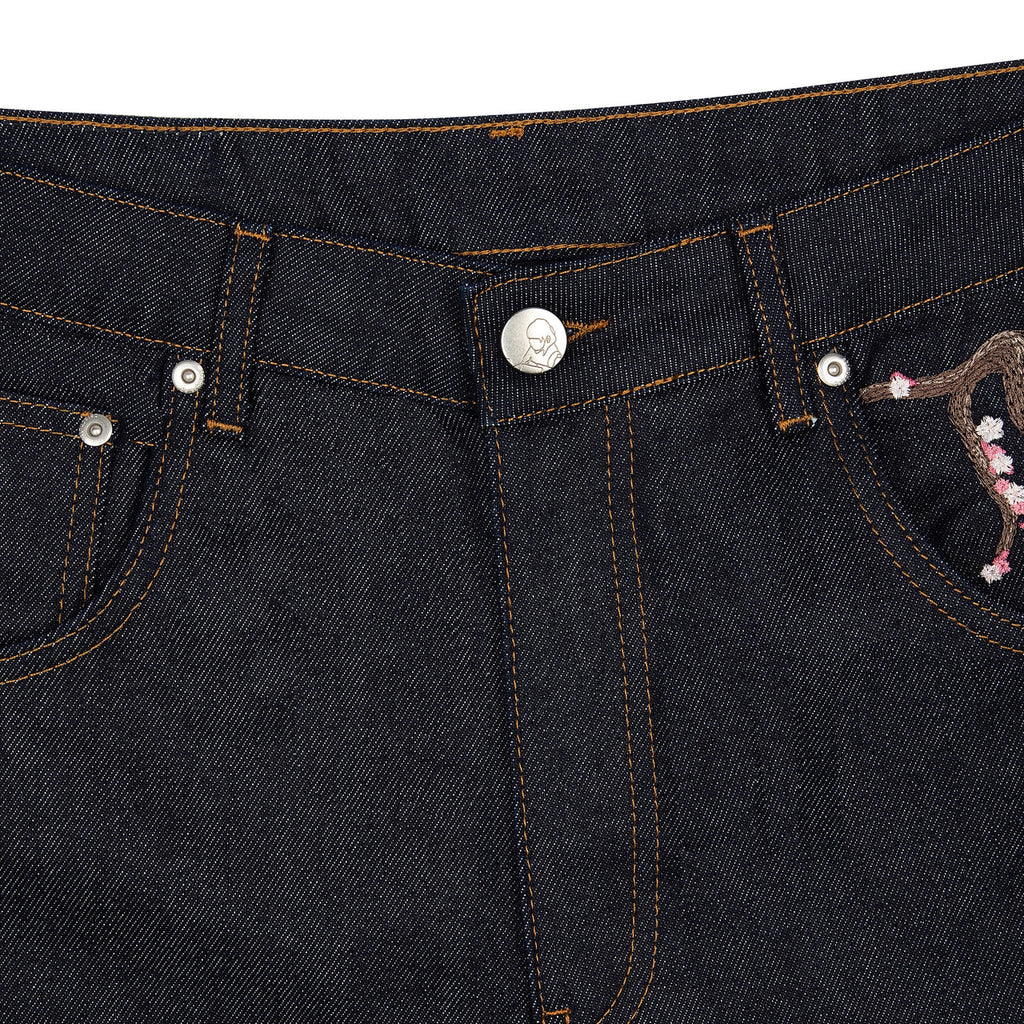 Denim Blossom Baggy Jeans