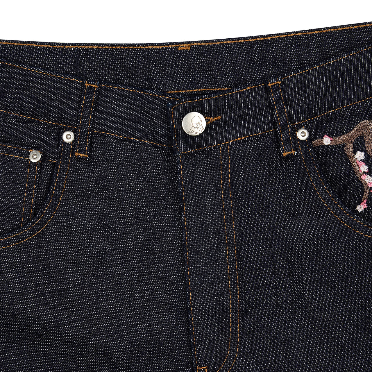 Denim Blossom Baggy Jeans