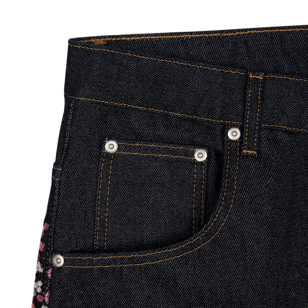 Denim Blossom Baggy Jeans
