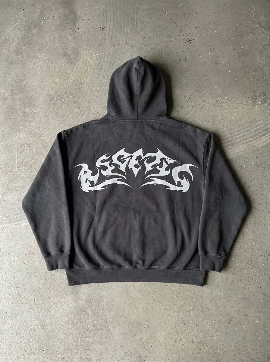 Zotaru Vintage Flame Hoodies