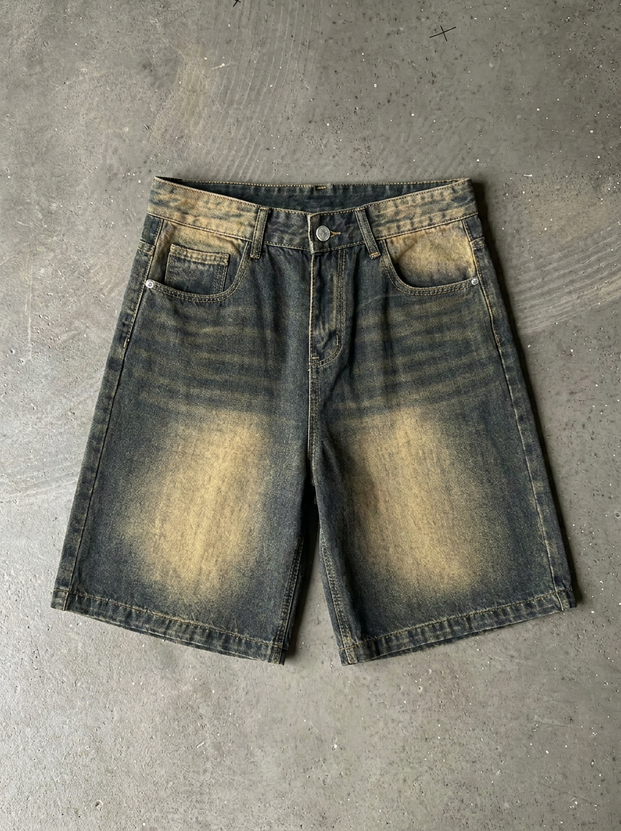 Zotaru Vintage Denim Shorts