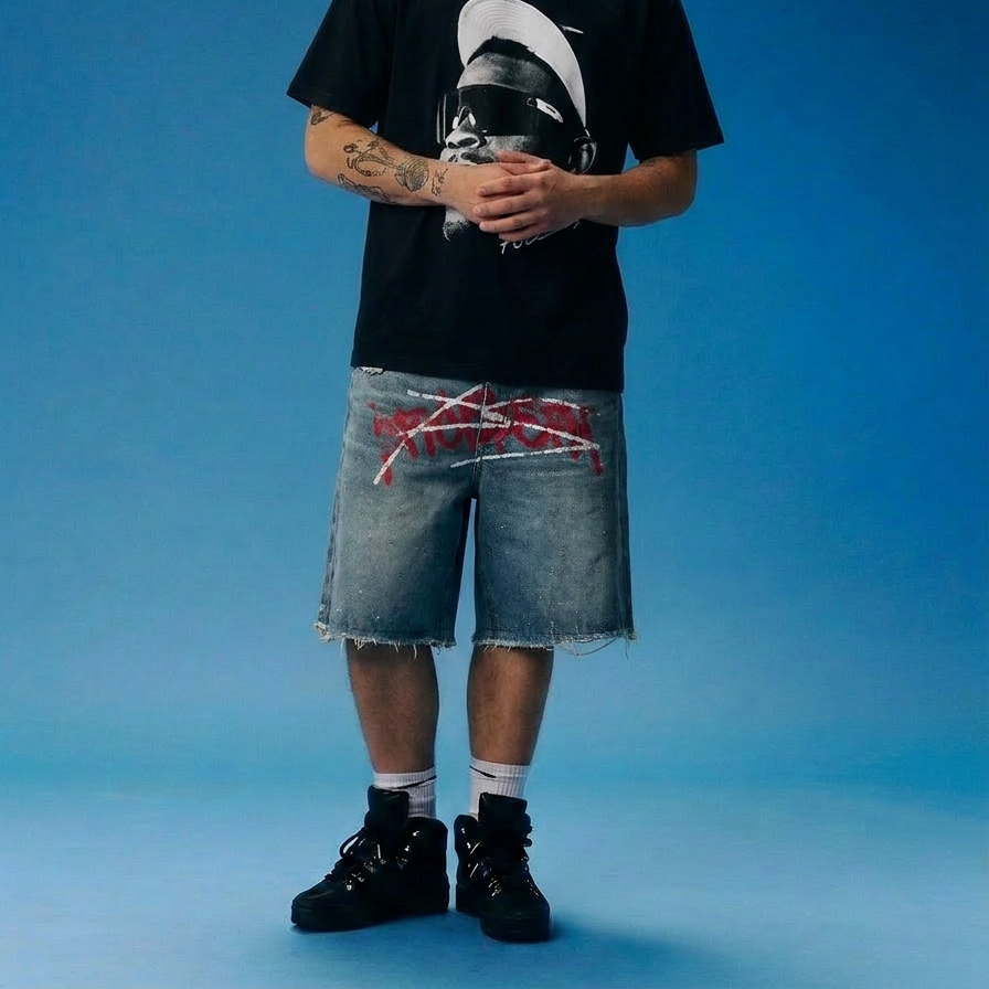 Zotaru Graffiti Shorts